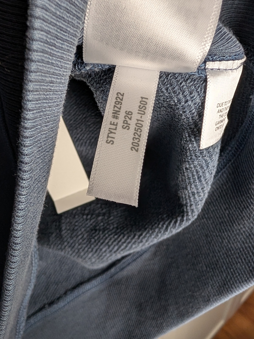 Madewell x Benjamin Talley Smith The Armory Classic Sweatshirt Blue Medium - Picture 5 of 8